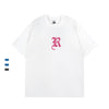 YUDI in Stock T-shirt Ringer 100% Cotton Oversized Streetwear Silk Screen Printing Logo Trendy Brand Men T Shirt