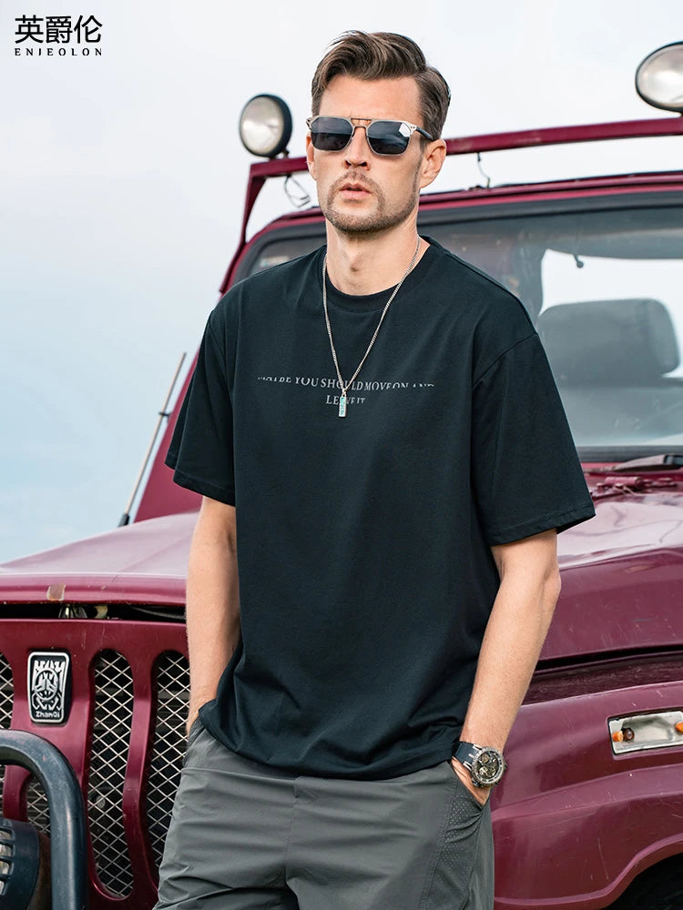 ZZH YF496 Men's Short Sleeved T-shirt, Summer New Style, Cool and Breathable