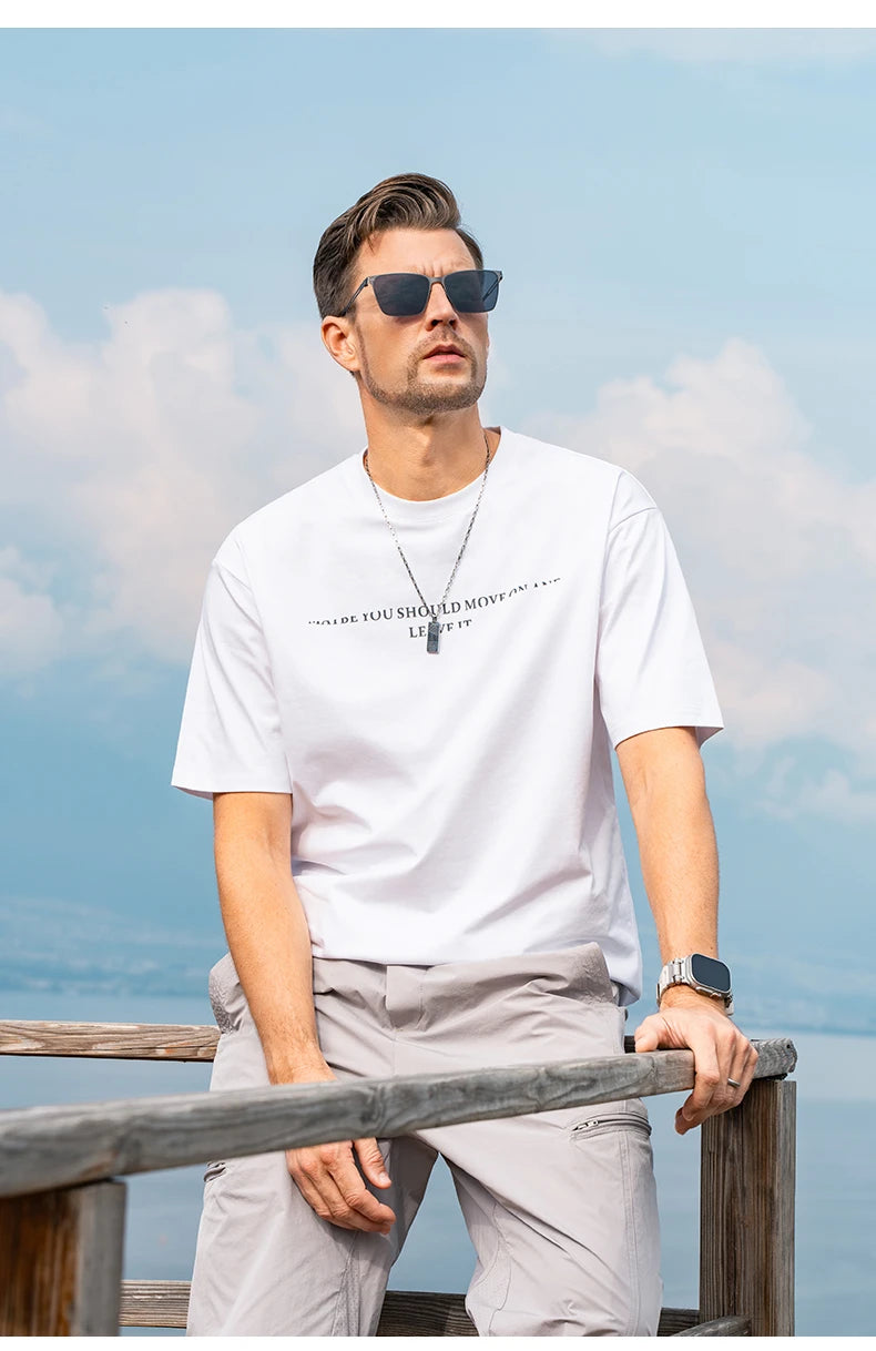 ZZH YF496 Men's Short Sleeved T-shirt, Summer New Style, Cool and Breathable