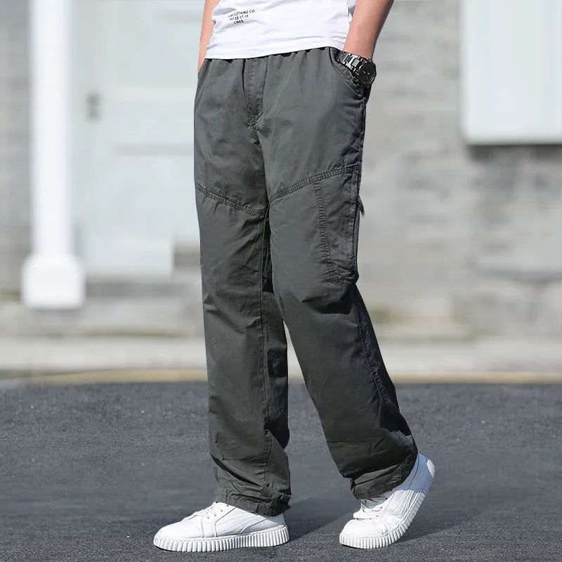 New Cargo Pants Men's Loose Straight Pants