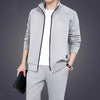 Customized logo Men's Spring and Autumn Two-piece Set Trendy Cardigan Casual Sports Set
