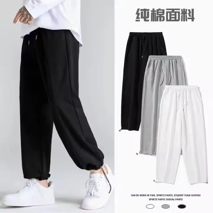 S-5XL Winter Wholesale Price Custom Fleece Sweatpants Sport Jogger Casual Plus Size Wool Sweat Straight Pant Trousers Men