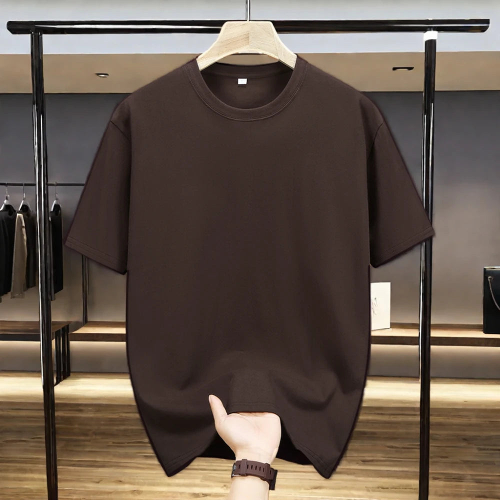Blank Custom Heavyweight Crewneck Oversized Street Wear Tshirt for Men