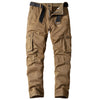 New Casual Straight Fit Cargo Pants for Man Cotton Relaxed Fit Cargo Pants Multi Pockets Outfit Regular Cargo Trousers Men