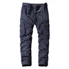 New Casual Straight Fit Cargo Pants for Man Cotton Relaxed Fit Cargo Pants Multi Pockets Outfit Regular Cargo Trousers Men