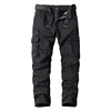 New Casual Straight Fit Cargo Pants for Man Cotton Relaxed Fit Cargo Pants Multi Pockets Outfit Regular Cargo Trousers Men