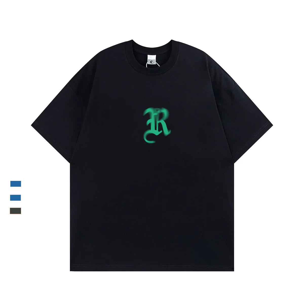 YUDI in Stock T-shirt Ringer 100% Cotton Oversized Streetwear Silk Screen Printing Logo Trendy Brand Men T Shirt