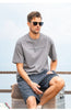 ZZH YF594 Men's Summer T-shirt Soft, Skin Friendly, Comfortable, Breathable, Home Casual