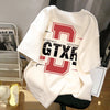 American Retro T-shirt 100% Cotton White European American High Street Loose Male and Female Couple Short-sleeved T-shirt