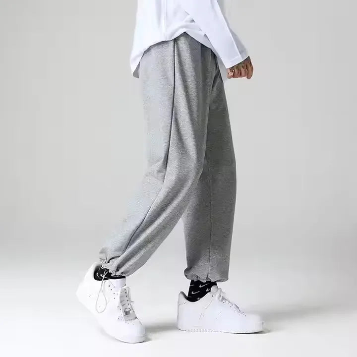 S-5XL Winter Wholesale Price Custom Fleece Sweatpants Sport Jogger Casual Plus Size Wool Sweat Straight Pant Trousers Men