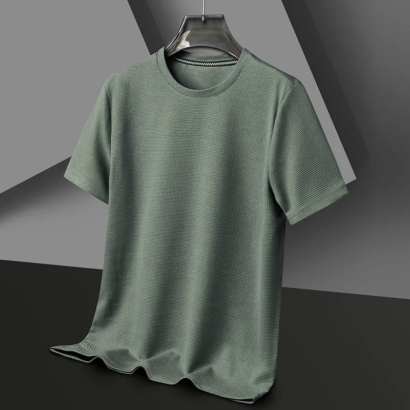 Waffle Short-sleeved T-shirt Men's