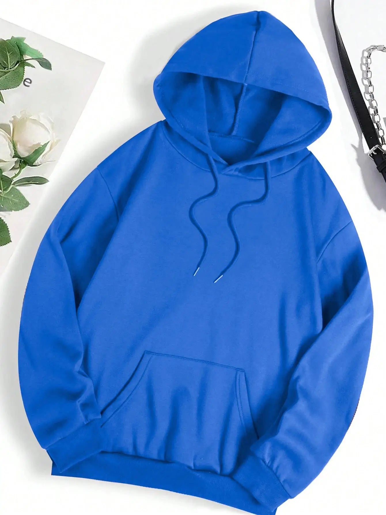Men's Fashion Creative Basics Pullover Sweatshirt, Casual Sports Commuter All-Match Loose Fit Round Neck Unisex Long Sleeve