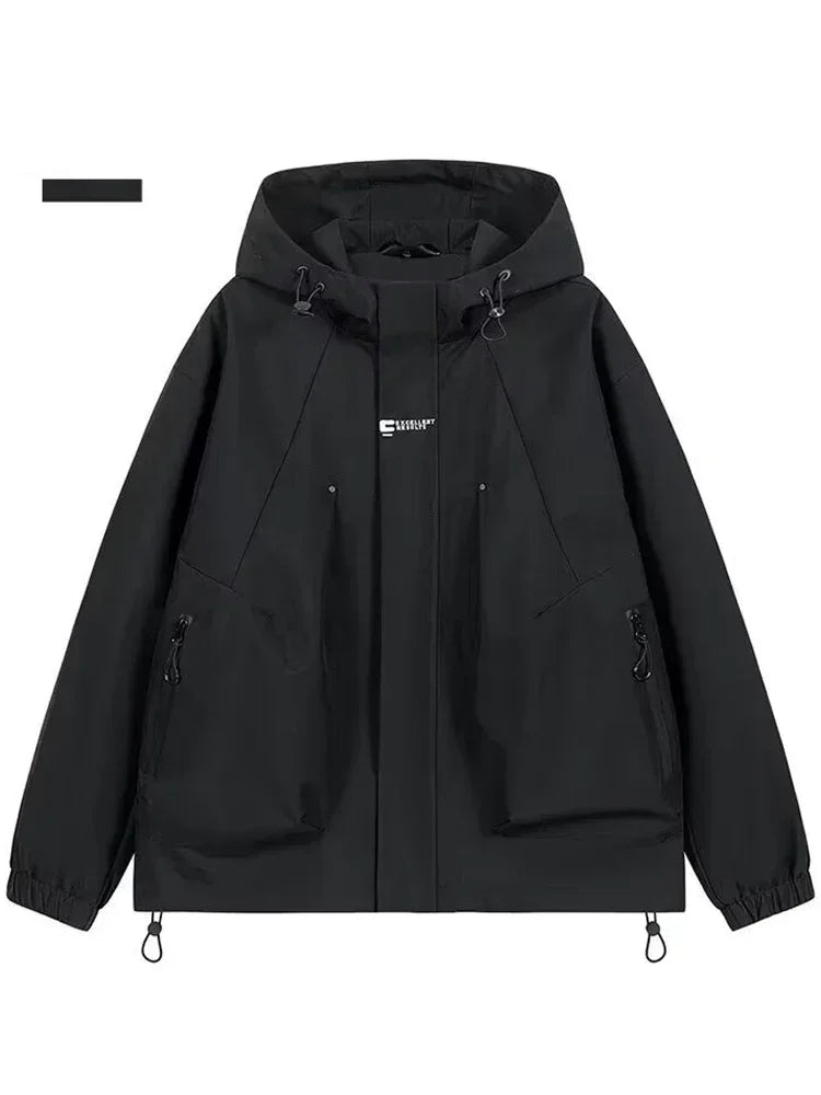 Autumn Outdoor Hooded Windbreaker Jacket