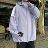 Hooded jacket man Spring zipper Windbreaker