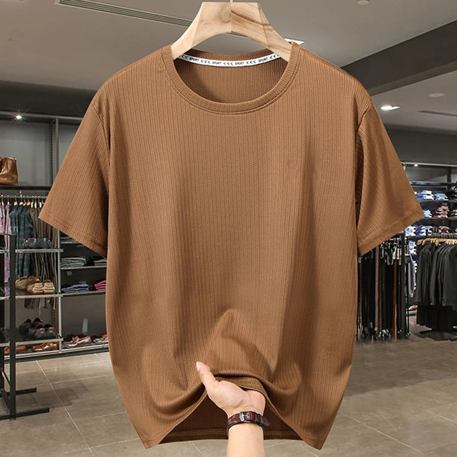 Men 11XL 12XL T Shirt Summer Casual Loose Big Size T-shirt Plus Size 9XL 10XL Tee Tops Black Short Sleeve Tshirt