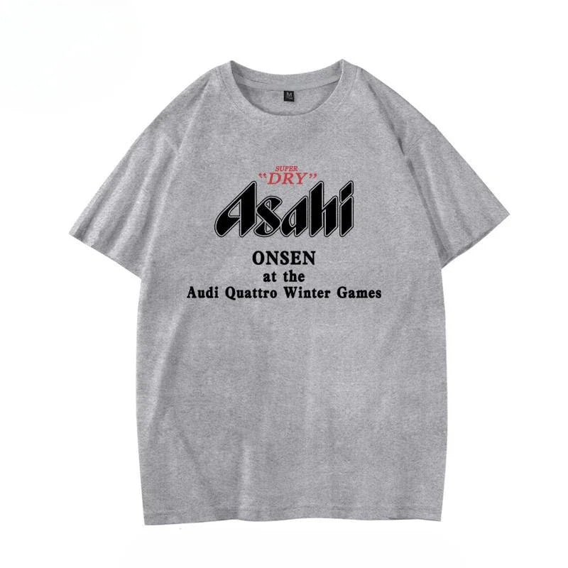 2025 New Summer Trend Brand Printed Cotton Short-sleeved T-shirts Men Women Loose Comfortable Sports Sweat-absorbing T-shirt