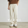 Men's Fashion Commuter Elastic Waist Drawstring Straight Pants Summer New Slightly Elastic Loose Casual Japanese Men's Wear