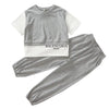 Teenage Letter Print Children Outfits