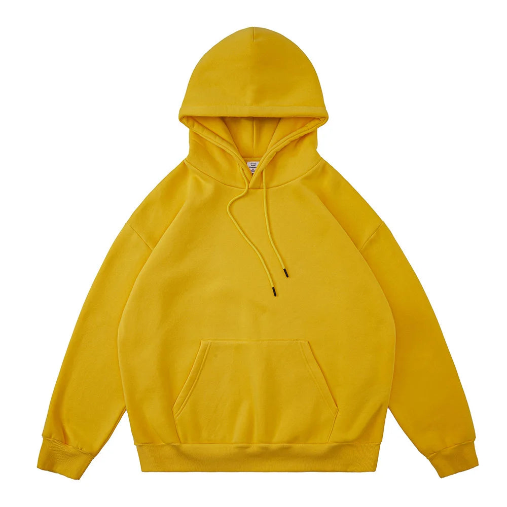 2025 New blank pure cotton hoodie