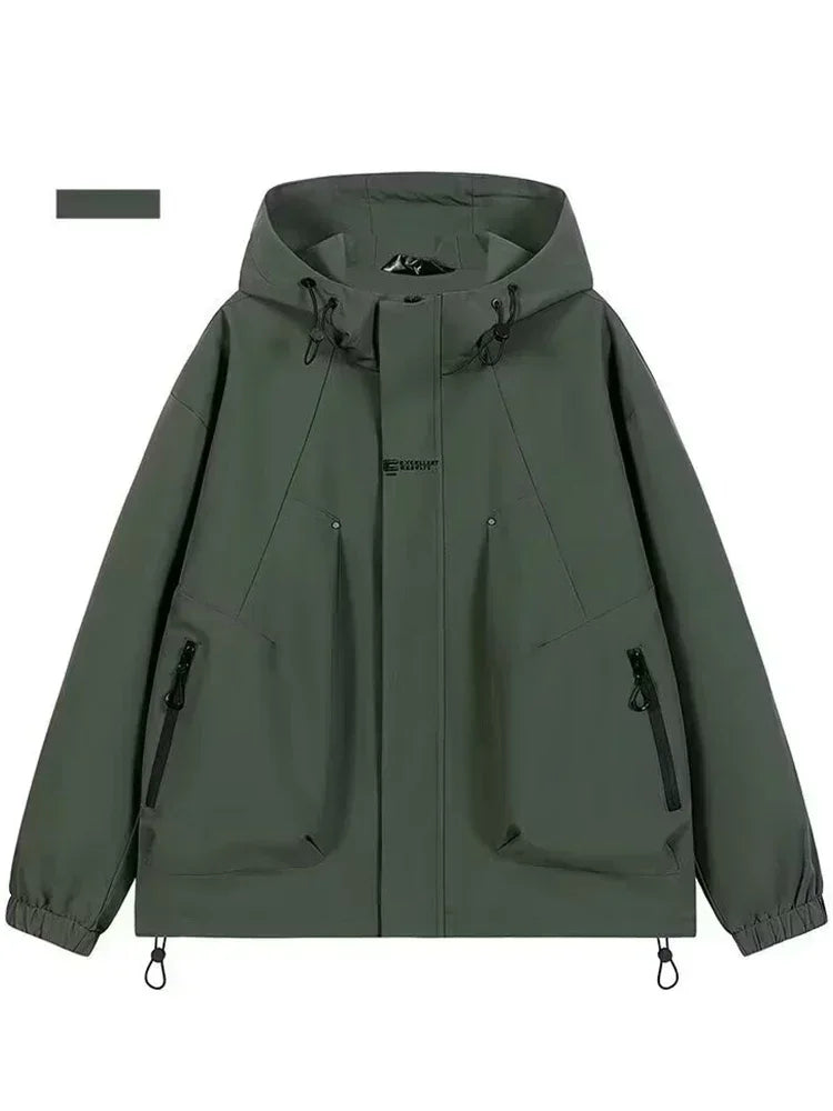 Autumn Outdoor Hooded Windbreaker Jacket
