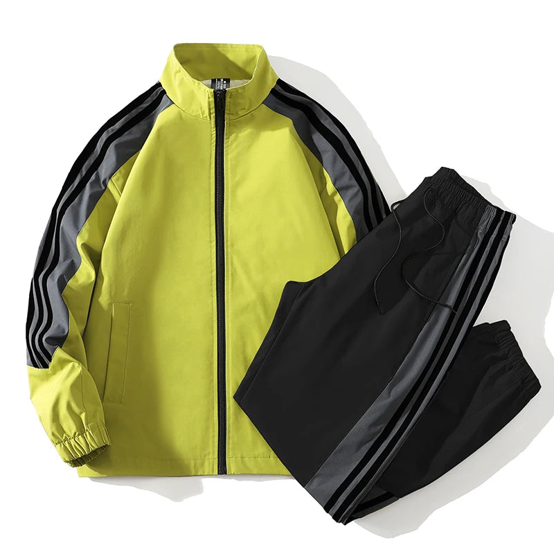 Quick Dry Jogger Running Set Quick-Dry Loose Fit Outdoor Training Tracksuits Men's Spring Sportswear Workout Sportsuits Clothing