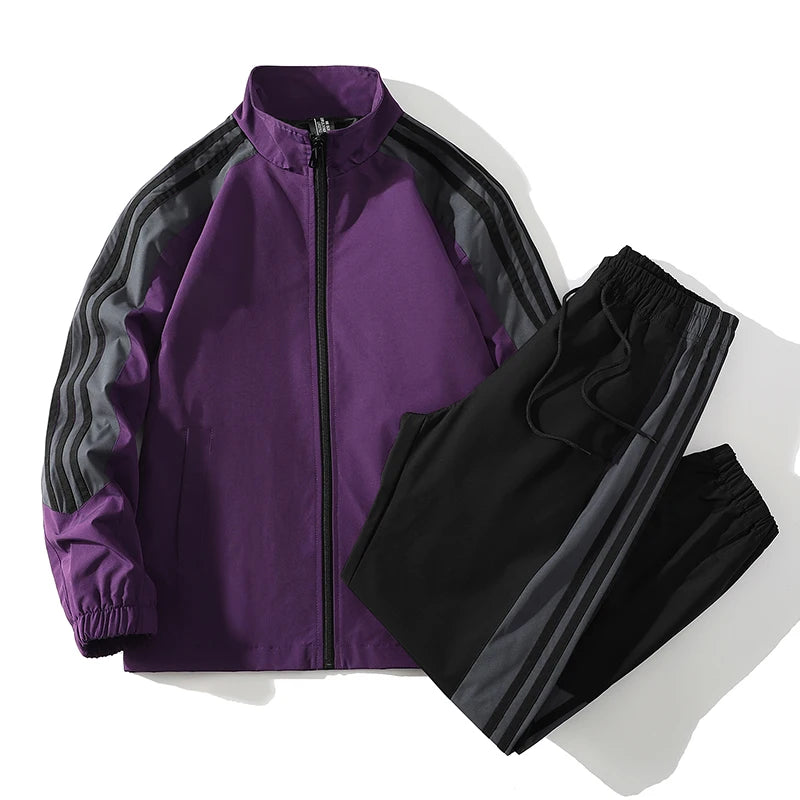 Quick Dry Jogger Running Set Quick-Dry Loose Fit Outdoor Training Tracksuits Men's Spring Sportswear Workout Sportsuits Clothing