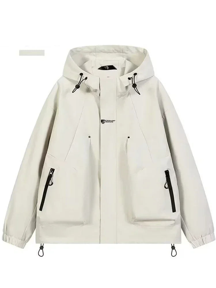 Autumn Outdoor Hooded Windbreaker Jacket