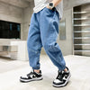 Big boy jeans, children's clothing, casual fashion, cool children's pants, boys' pants, boys' Baggy summer clothing, teenagers