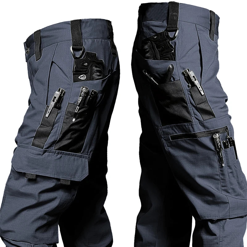 Men'S Tactical Pants, Durable Multi-Pocket Cargo Pants for Outdoor Construction Work, Hiking And Trekking, Casual Tactical Pants