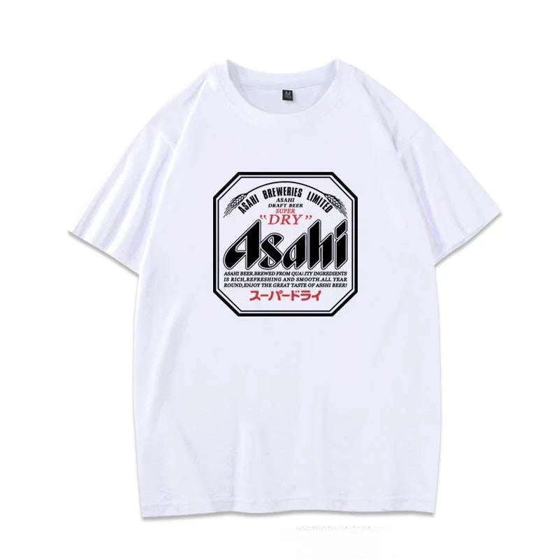 2025 New Summer Trend Brand Printed Cotton Short-sleeved T-shirts Men Women Loose Comfortable Sports Sweat-absorbing T-shirt
