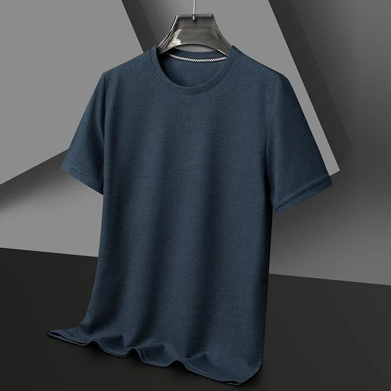 Waffle Short-sleeved T-shirt Men's