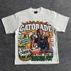 Men's Y2K T-Shirt Basketball Graphic Street Hip Hop Goth Summer Y2K Print Harajuku Short Sleeve Cotton Top Oversized T-Shirt Top