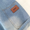 IENENS Summer Kids Shorts Young Boys loose Denim Pants Children Straight Washed Jeans Shorts Fit 12-13 Years