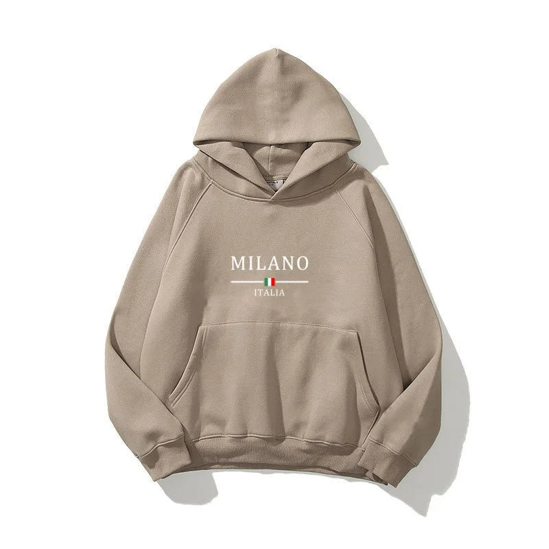 Men's hooded sweatshirt, long-sleeved top, pocket printed hooded sweatshirt, casual streetwear, pullover, men's sweatshirt