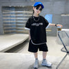 Boy Summer Clothes Fashion Short Sleeve Tracksuit