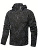Men's Casual Lightweight Waterproof Windbreaker Jacket