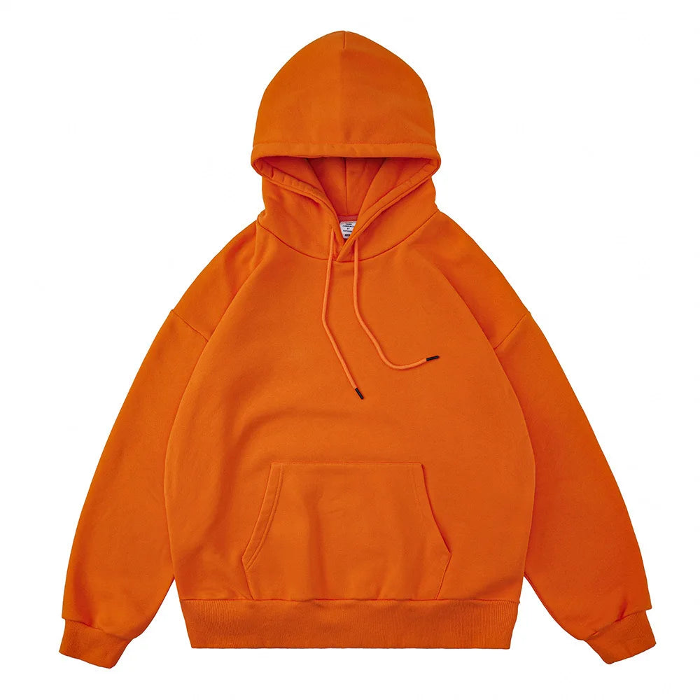 2025 New blank pure cotton hoodie