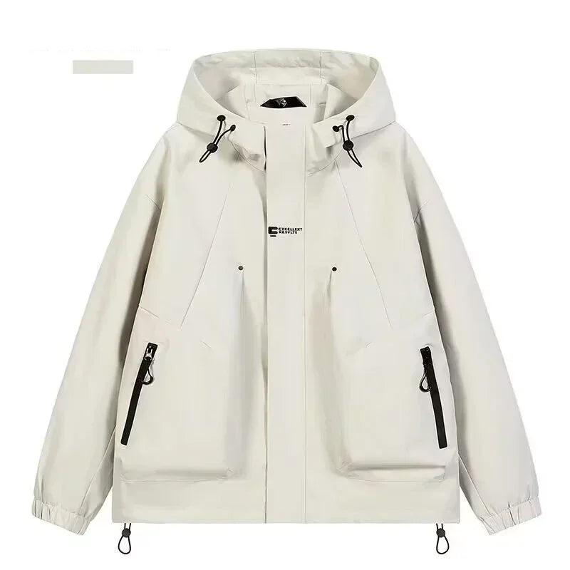 Autumn Outdoor Hooded Windbreaker Jacket