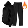 Tracksuit for Men 2 Pieces Fleece Hooded Outfit casual Sweatsuit Set Jogger Suit Outdoor Sportswear