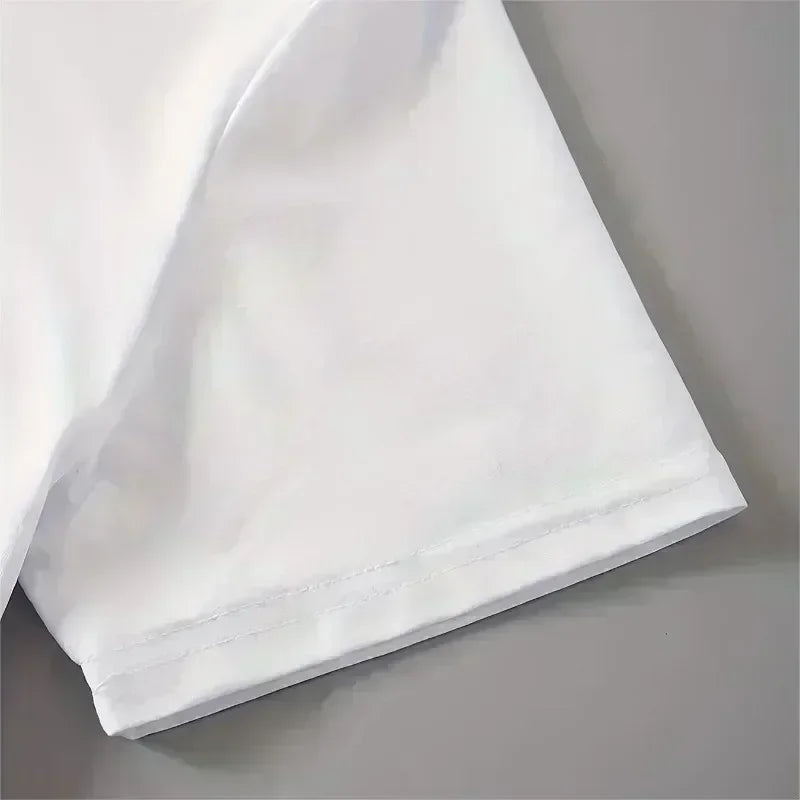 2025 Men's and Women's Cotton Breathable Loose T-shirt with Personalized Printing and Unique Design for Sports and Leisure