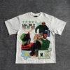 Men's Y2K T-Shirt Basketball Graphic Street Hip Hop Goth Summer Y2K Print Harajuku Short Sleeve Cotton Top Oversized T-Shirt Top