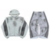 HCW Striped Zipper Hoodie Sweatpants Two Piece Set Y2K Sportswear Mens Letter Stripe Embroidery Oversized Sweatshirt Pants Set