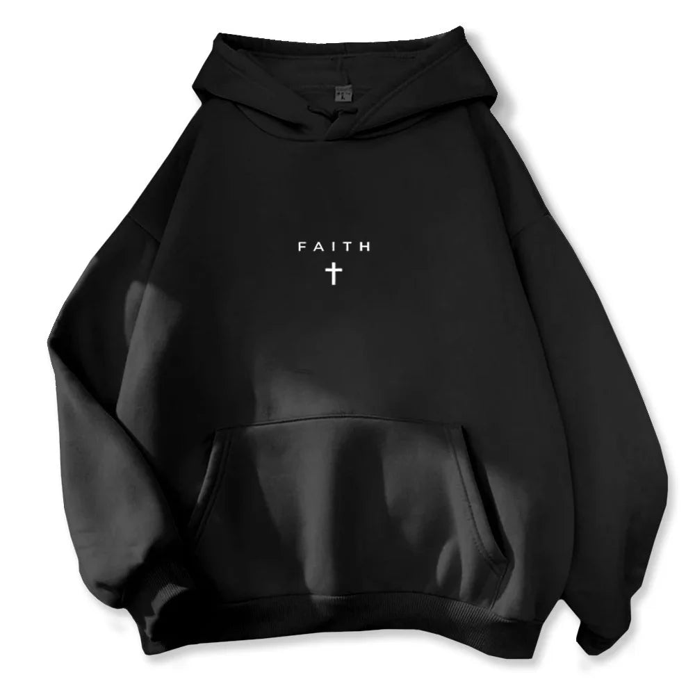 Memory of Jesus Christ Hoodies Streetwear Men Long Sleeve Religion Hooded  Interesting Patterned Clothes Sweatshirt Regular