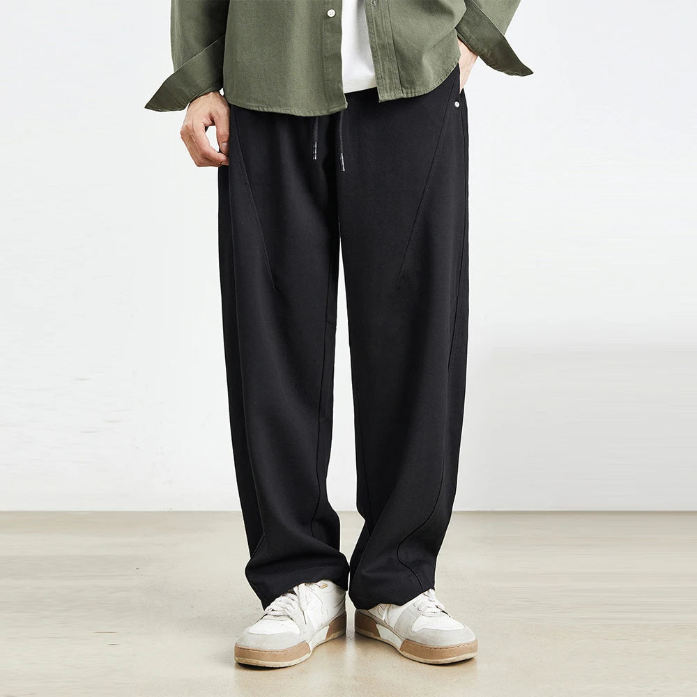 Men's American Youth Casual Pants Summer New Straight Overalls Fashion Wide-leg Sports Trousers Thin Style S-3XL