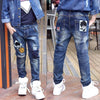 DIIMUU Kids Skinny Jeans Boys Denim Clothing Bottoms Casual Trousers Children Clothes Pants Infant Toddler Garments Jean