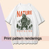 Black White Cotton Blank Men Clothing