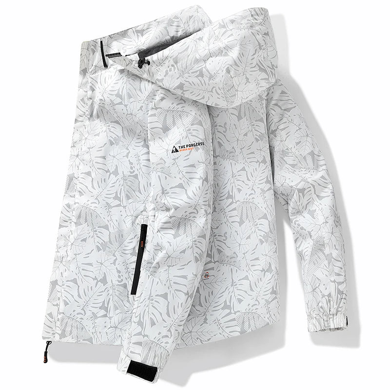 Jacket Mens Spring autumn New men jacket letter hooded Jackets casual coat