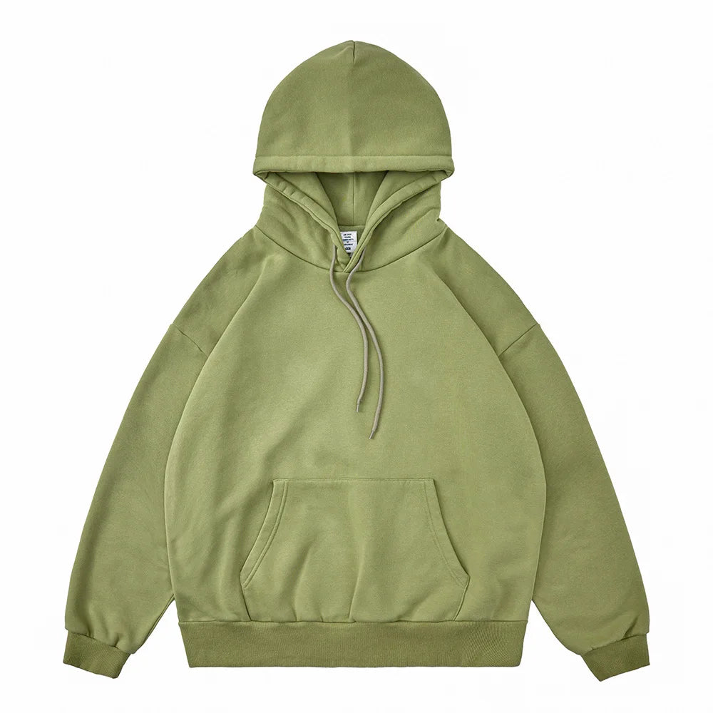 2025 New blank pure cotton hoodie