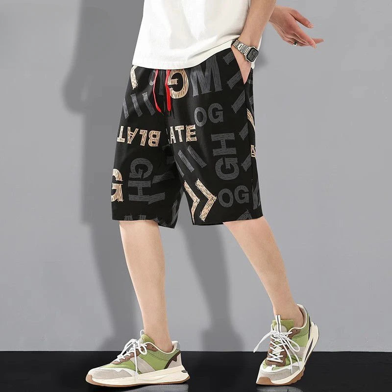 Shorts for Men Board Beach Swim Man Short Pants Bermuda Quick Dry Long Graphic Casual in Bulk Fashion Summer New Pant 2024 Thin