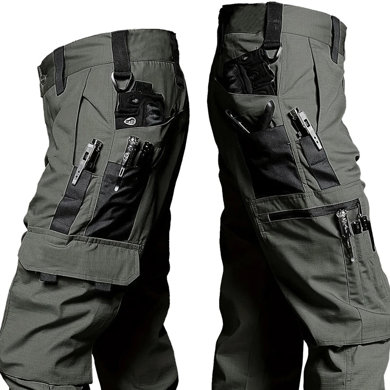 Men'S Tactical Pants, Durable Multi-Pocket Cargo Pants for Outdoor Construction Work, Hiking And Trekking, Casual Tactical Pants